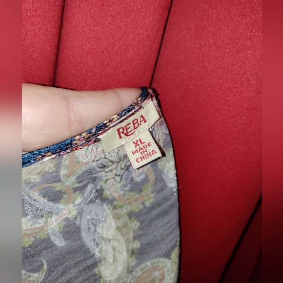 Reba boho handkerchief hem dress - Picture 3 of 12